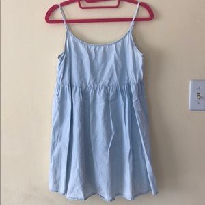 American apparel light denim dress
